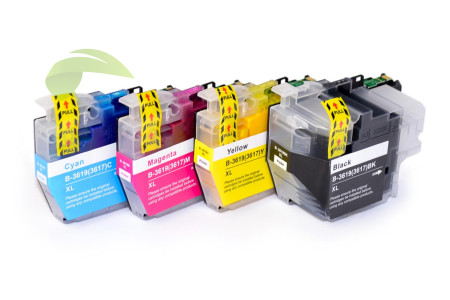 Sada náplní pro Brother LC3619XL CMYK, MFC-J2330DW/J3530DW/J3930DW kompatibilní