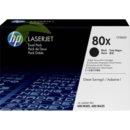HP CF280XD originální doublepack HP LaserJet M401/ MFP M425dn