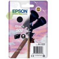 Epson 502, C13T02V14010 originální náplň černá, WorkForce WF-2860/WF-2865/XP-5100/XP-5105