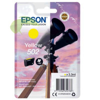 Epson 502, C13T02V44010 originální náplň žlutá, WorkForce WF-2860/WF-2865/XP-5100/XP-5105
