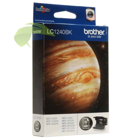 Brother LC-1240BK originální náplň černá, DCP-J525/J725/J925, MFC-J430/J5910/J625/J6510/J6910