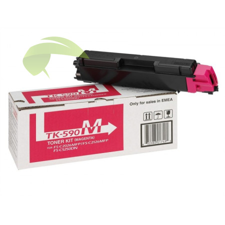 Toner Kyocera TK-590M originální magenta, ECOSYS M6026cdn/M6526cdn/P6026cdn, FS-C2026MFP