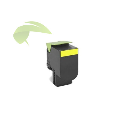 Toner pro Lexmark 80C2HY0, 802HY, renovovaný CX410/CX510 žlutý
