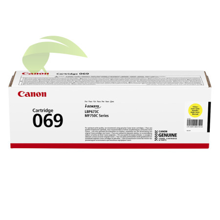 Toner Canon 069 žlutý originální 5091C002, Canon i-SENSYS LBP673Cdw/MF752Cdw/MF754Cdw