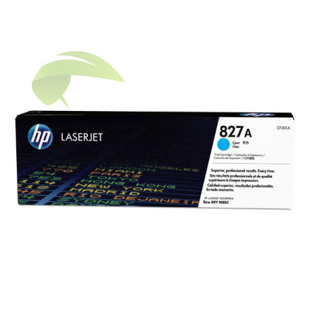 Toner HP 827A, HP CF301A originální cyan, Color LaserJet Enterprise flow M880