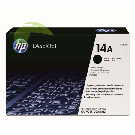 Toner HP 14A, CF214A originální, LaserJet Enterprise M712/MFP M725