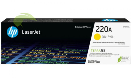 Toner HP 220A, HP W2202A originální žlutý, Color LaserJet Pro 4202/4203