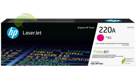 Toner HP 220A, HP W2203A originální magenta, Color LaserJet Pro 4202/4203