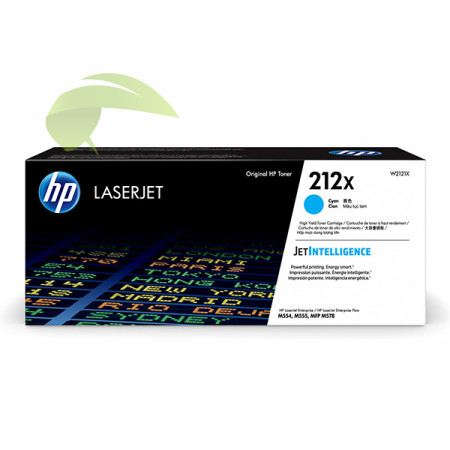 Toner HP 212X, HP W2121X originální cyan, Color LaserJet Enterprise M554/M555/M578