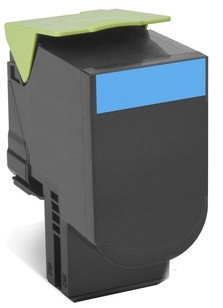 Renovovaný toner pro Lexmark CS417/CX417/CS517/CX517 cyan - 3500 stran