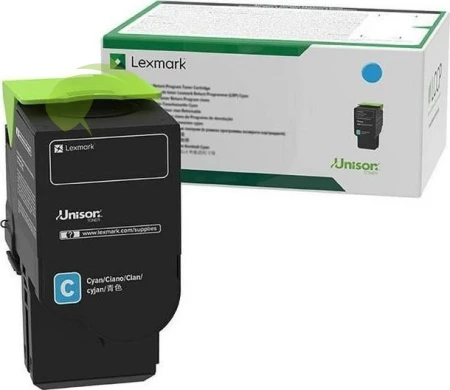 Toner Lexmark C2320C0 originální return cyan, C2425/C2535/MC2640