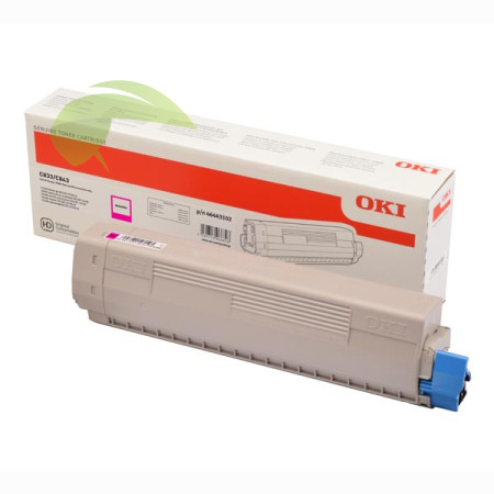 Toner OKI 46443102 originální magenta, C833/C843