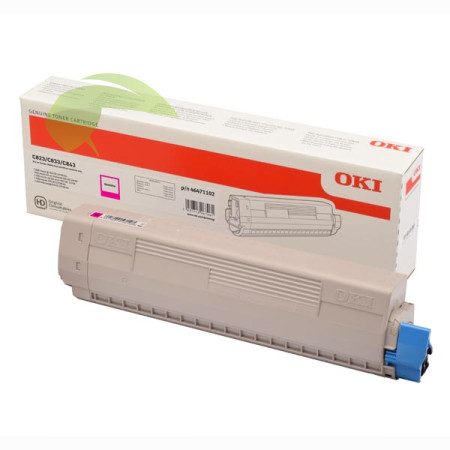 Toner OKI 46471102 originální magenta C823/C833/C843