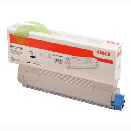 Toner OKI 46471104 originální černý, C823/C833/C843