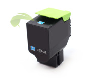 Toner pro Lexmark MC2425/MC2535/MC2640/C2425/C2535 cyan renovovaný - 3500 stran