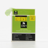 Kompatibilní páska pro Dymo 53718 / S0720980, 24mm x 7m, černý tisk / žlutý podklad