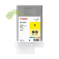 Inkoustová náplň Canon PFI-101Y, 0886B001 žlutá originální, iPF5000/5100/6000/6100/6200
