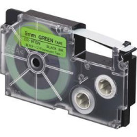 Kompatibilní páska pro Casio XR-9FGN - 9mm × 8m signální, černý tisk / svítivě zelený podklad
