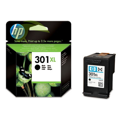 HP CH563EE,  HP 301 XL originální náplň černá, DeskJet 3050/1000/1050