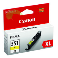 Canon CLI-551XL Y originální náplň žlutá, Pixma MG5450/MG5550/MG5650/MG5655