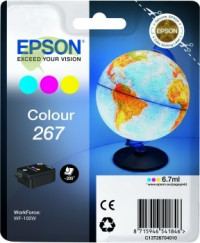 Epson 267, C13T26704010 originální barevná, WorkForce WF-100