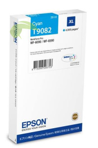 Originální náplň Epson T9082 XL cyan, Epson WorkForce Pro WF-6090/6590