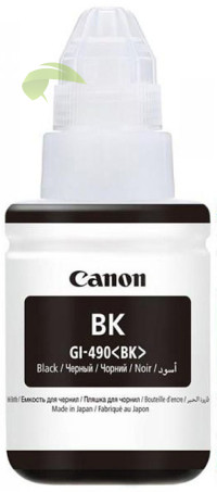Canon GI-490BK 0663C001 originální náplň černá, Pixma G1400/G2400/G3400