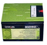 Toner Lexmark 802HKE, 80C2HKE originální černý, Lexmark CX410/CX510