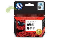 HP CZ109AE, HP 655 originální náplň černá, DeskJet Ink Advantage 3525/4615/4625/5525/6525