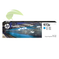 HP F6T81AE, HP 973XL originální náplň cyan, PageWide Pro 452/477