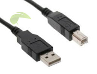 USB kabel A-B 1,8m, černý na propojení tiskárny s počítačem