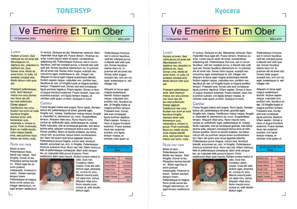 Srovnání kvality tisku originálních KYOCERA TK-8345 a renovovaných tonerů TONERSYP